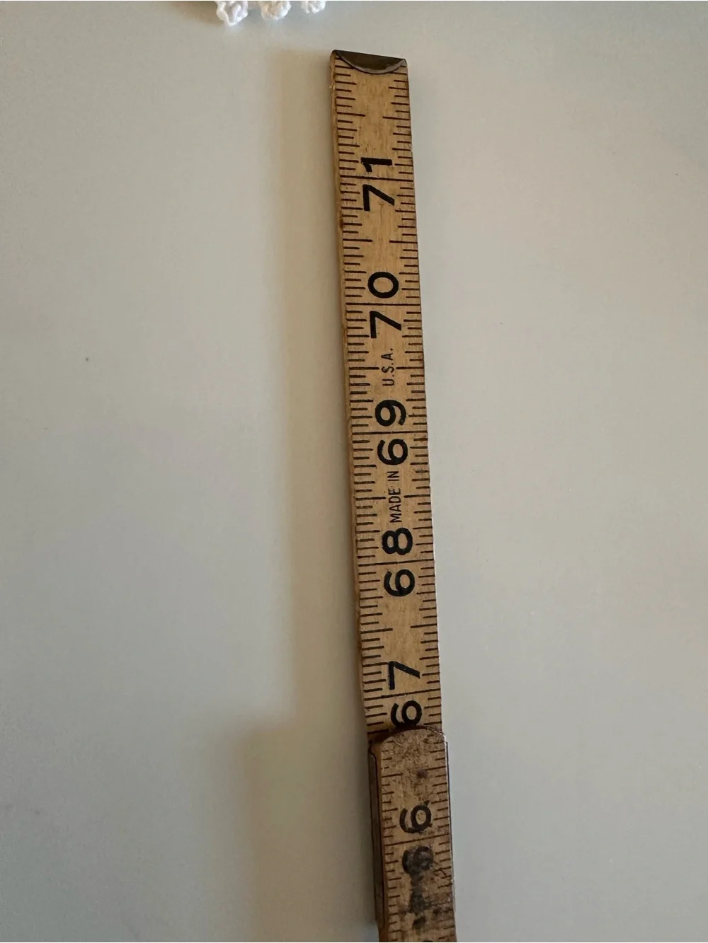 Vintage Royal  Folding Wooden Ruler  72”